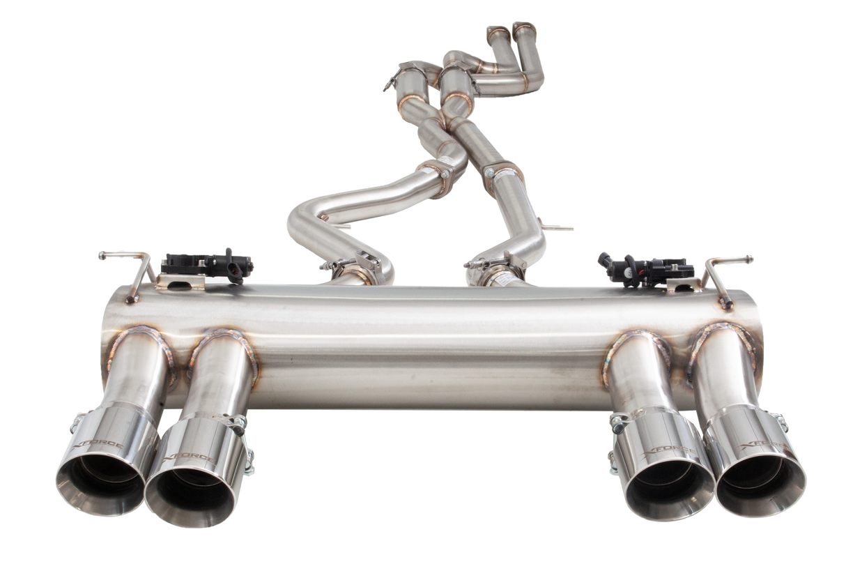 Xforce | 3" Varex Stainless Steel Cat Back Exhaust | BMW M3 F80 & M4 F82 2014–2020 | ESBMF80VKCS
