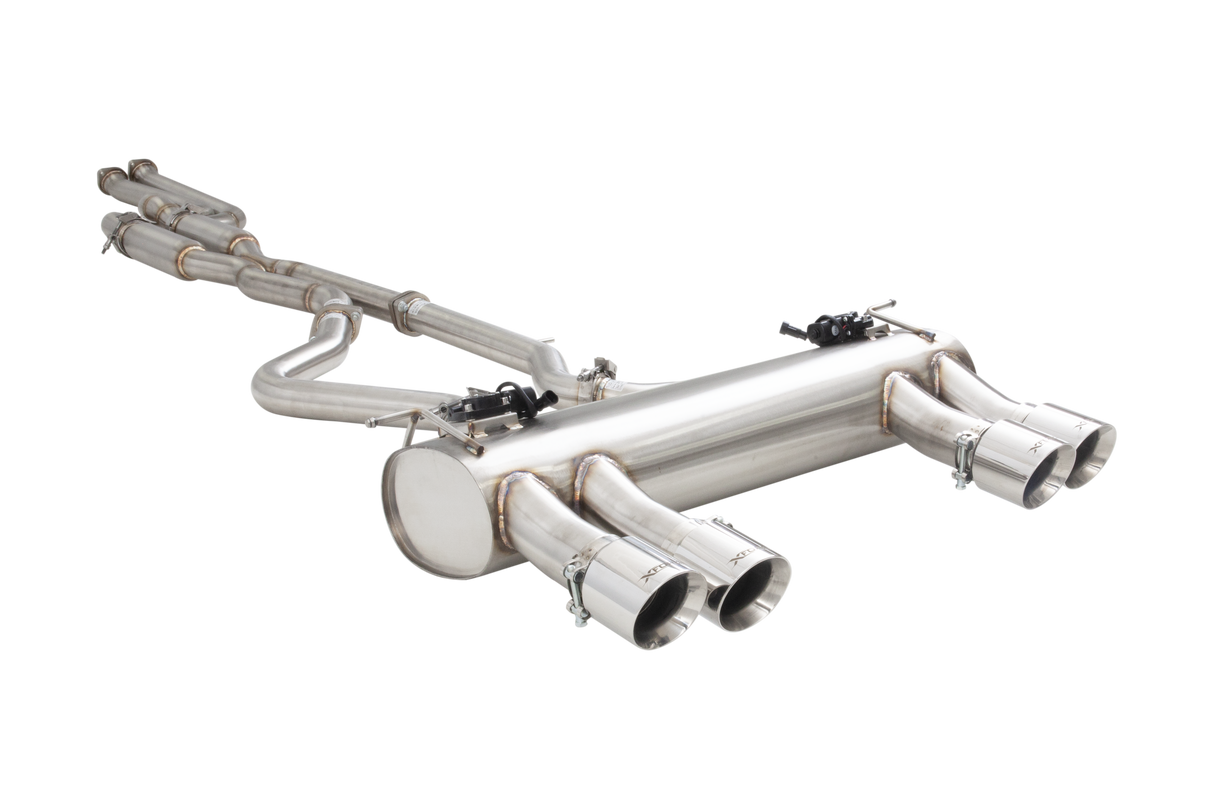 Xforce | 3" Varex Stainless Steel Cat Back Exhaust | BMW M3 F80 & M4 F82 2014–2020 | ESBMF80VKCS