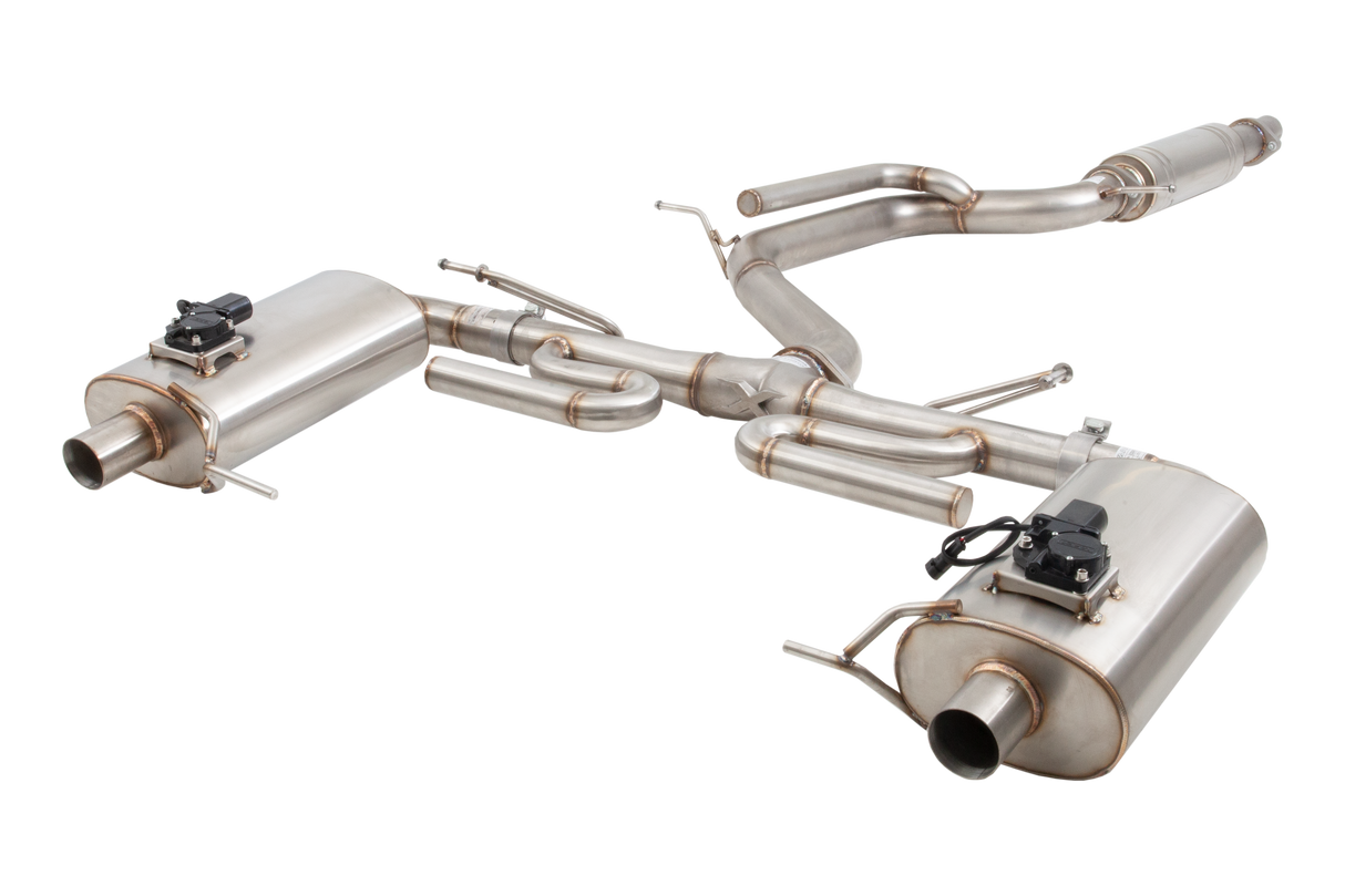 XForce | 3" Varex Valved Cat Back Exhaust | Skoda Octavia RS NX 2.0L 2020–On | ESSOR21VKCS