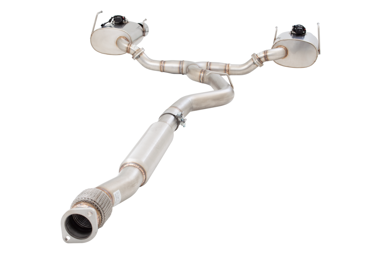 Xforce | 3" Varex Valved Stainless Cat Back Exhaust | Subaru WRX Sedan 09-11 & Forester XT 08-13 | ES-SW20-VMK-CBS