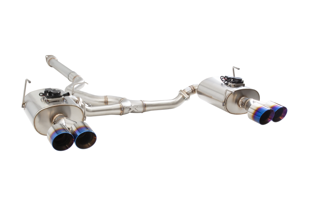 Xforce | Varex Cat Back Burnt Blue Tips | Subaru WRX VB Sedan 2022–2026 | ESSWVB22VKBU