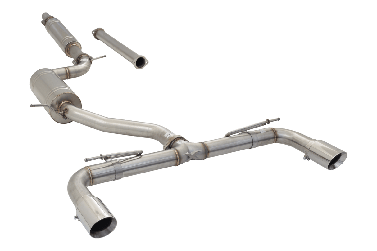 XForce | 3" 304 Stainless Cat-Back Exhaust | VW Golf TSI MK7 MK7.5 MK8 2013-2026 | ESVW01CS
