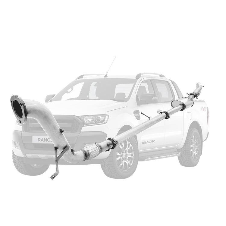 ESA | 3" Turbo Back DPF Delete Exhaust | Ford Ranger PX 3.2L 16-22 | FD241-PC