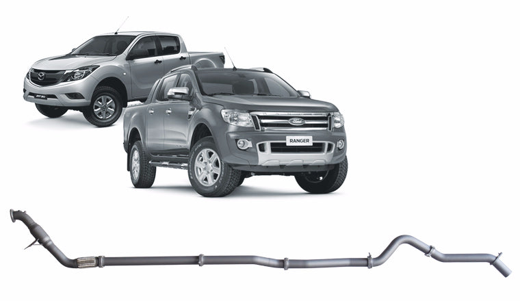 Redback Extreme Duty - Ford Ranger PX / Mazda BT-50 UP (2011 - 2016) Performance Exhaust System