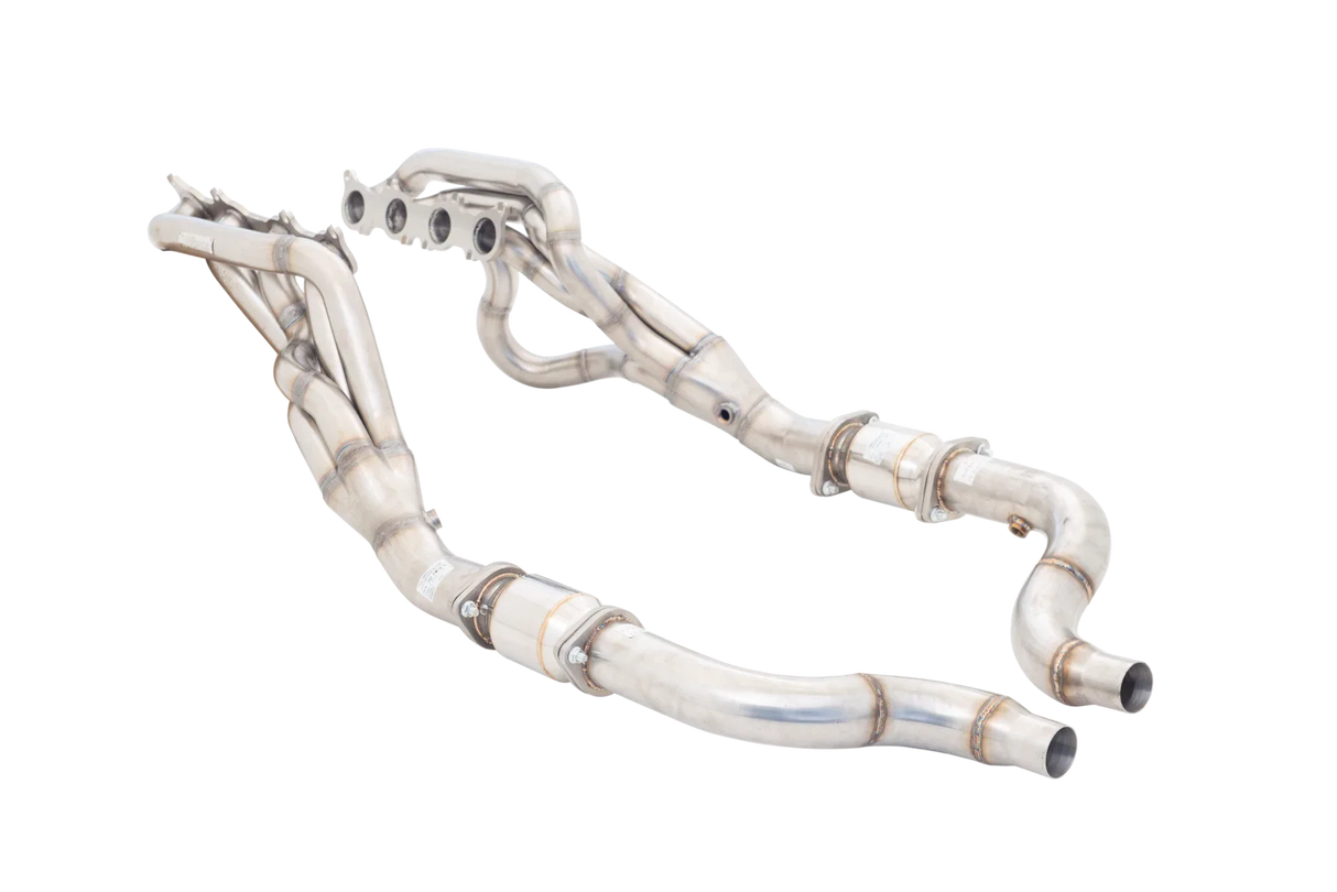 XForce | 1 7/8" Tuned-Length Headers & 3" Cat Kit | Ford Mustang GT S550 2018–2023 | H2-FM18-KITB