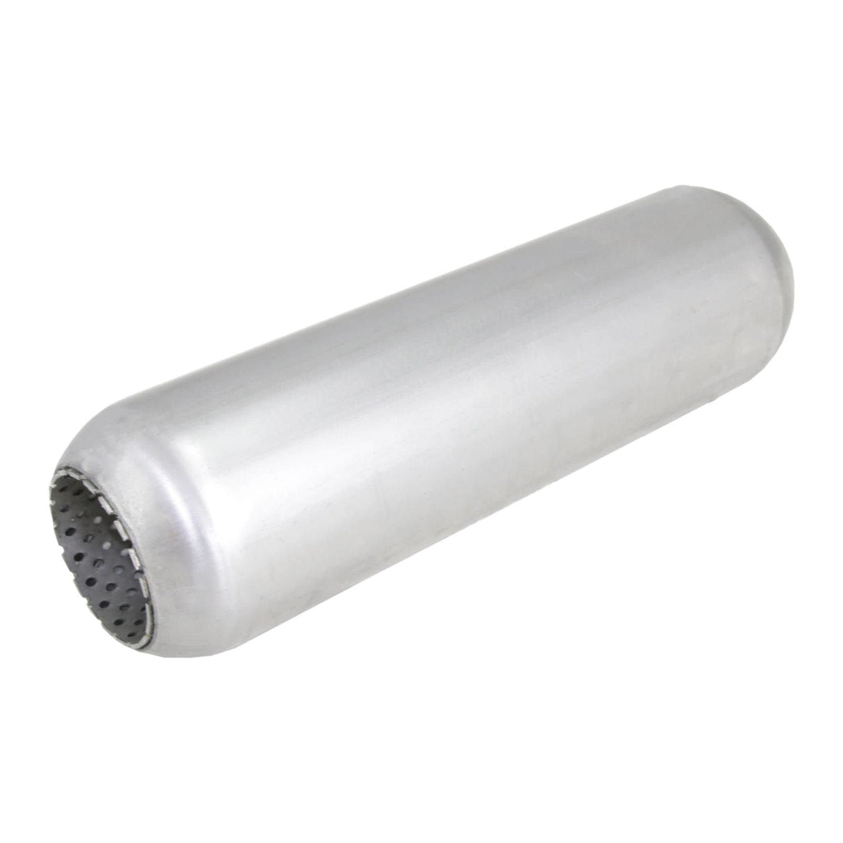 REDBACK | 4" Round Hotdog Resonator 409 Stainless 15" Long 3" ID | HD15300P-409