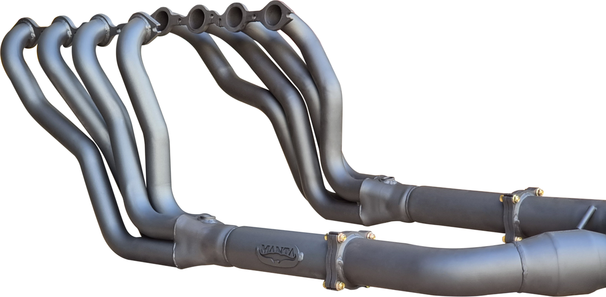 Manta - Holden Commodore VE VF V8 - 1 7/8" Stainless Steel Headers with 3" Outlets, Tuned 4 into 1 (Di Filippo - Manta Pro Series)