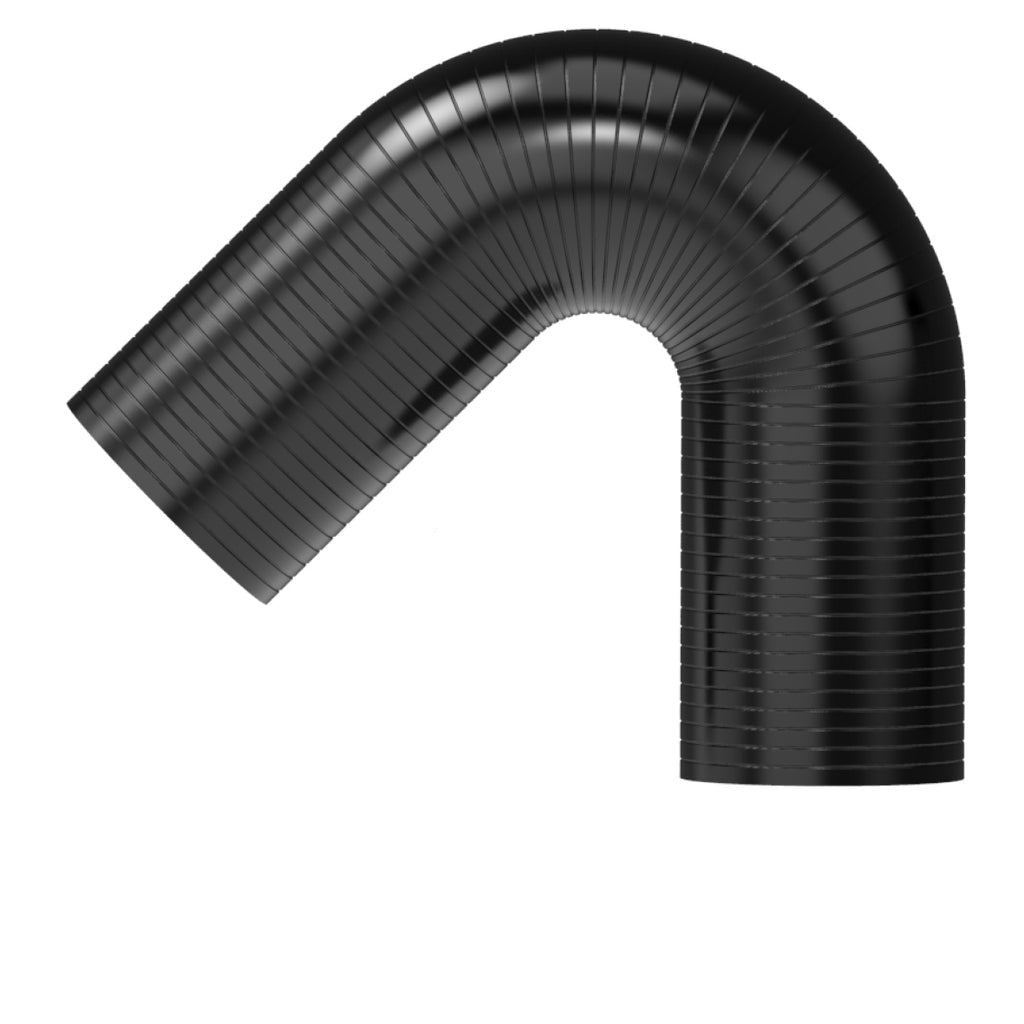 Silicone Hose - Inside Diameter 1" Inch (25mm), Black, 135 Bend