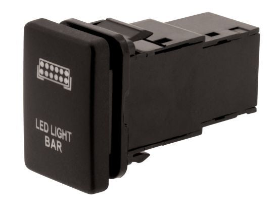Hulk 4X4 - SWITCH PUSH BUTTON ON / OFF OE RPL 12V LIGHTBAR BLUE ILLUM