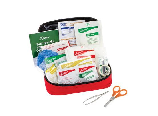 Hulk 4X4 - PERSONAL VEHICLE FIRST AID KIT SOFT RED DURABLE CASE