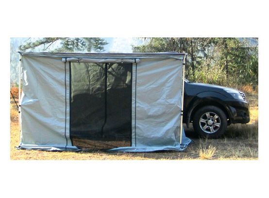 Hulk 4X4 - AWNING TENT 2 x 2.5m GREY WITH PVC FLOOR & STORAGE BAG