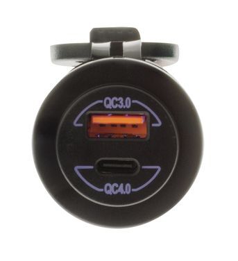 Hulk 4X4 - DUAL USB SOCKET PORT 1: QC3 18w, PORT 2: TYPE C QC4 36w