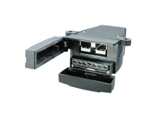 Hulk 4X4 - 7 PIN FLAT TRAILER SOCKET WITH LED LIGHT & 50a ANDERSON STYLE
