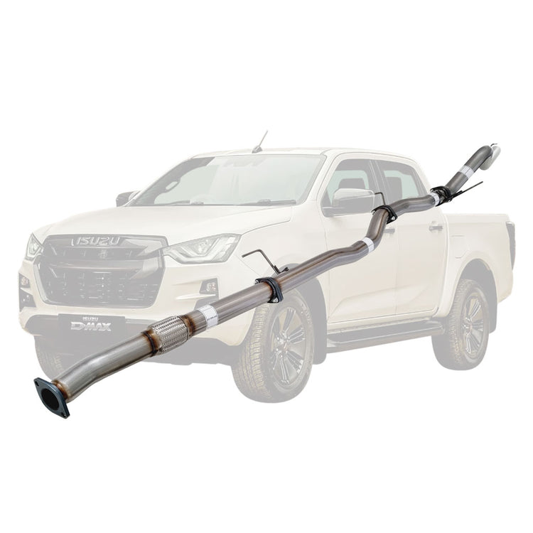 ESA | 3" DPF Back Exhaust | Isuzu D-MAX TF 3.0L 4JJ3-TCX 2020 Onwards | IZ260-PO