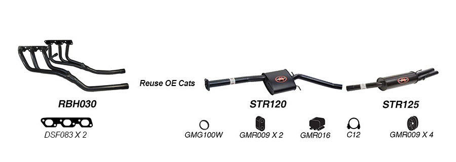 REDBACK | Performance Exhaust System | Holden Commodore Calais HSV XU6 VT VX VY 1997–2004 | K-RPD14669