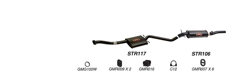 REDBACK - Holden Calais, Commodore VR/VS (1995 - 1997) Performance Exhaust System