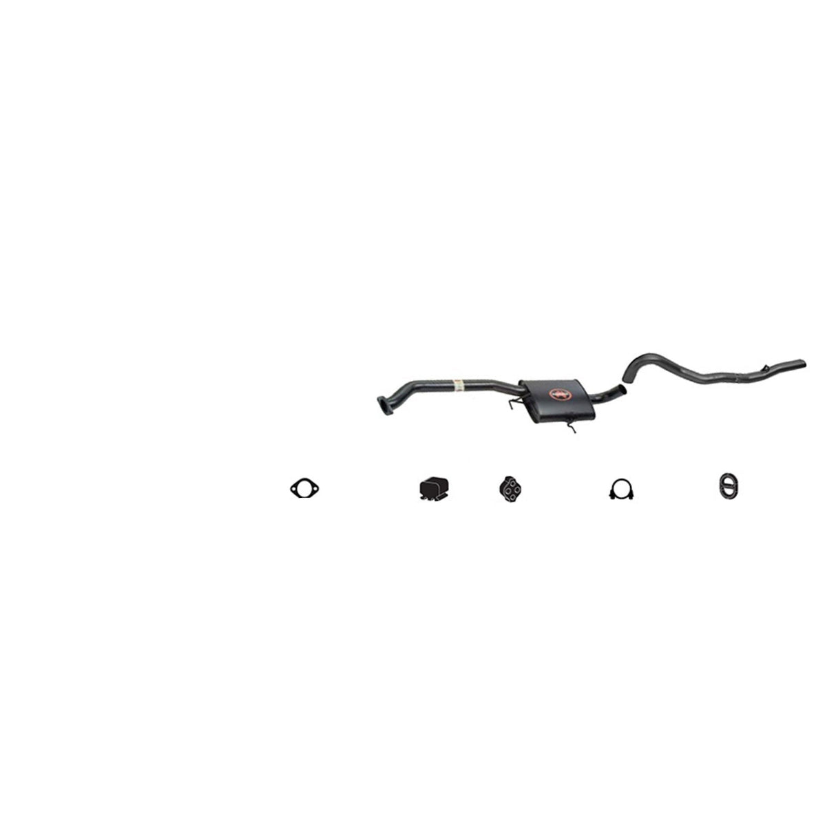 REDBACK - Holden Commodore VN, VP, VR V6 & V8, VS V8 Sedan (1988 - 2000) 2.5" Performance Exhaust System