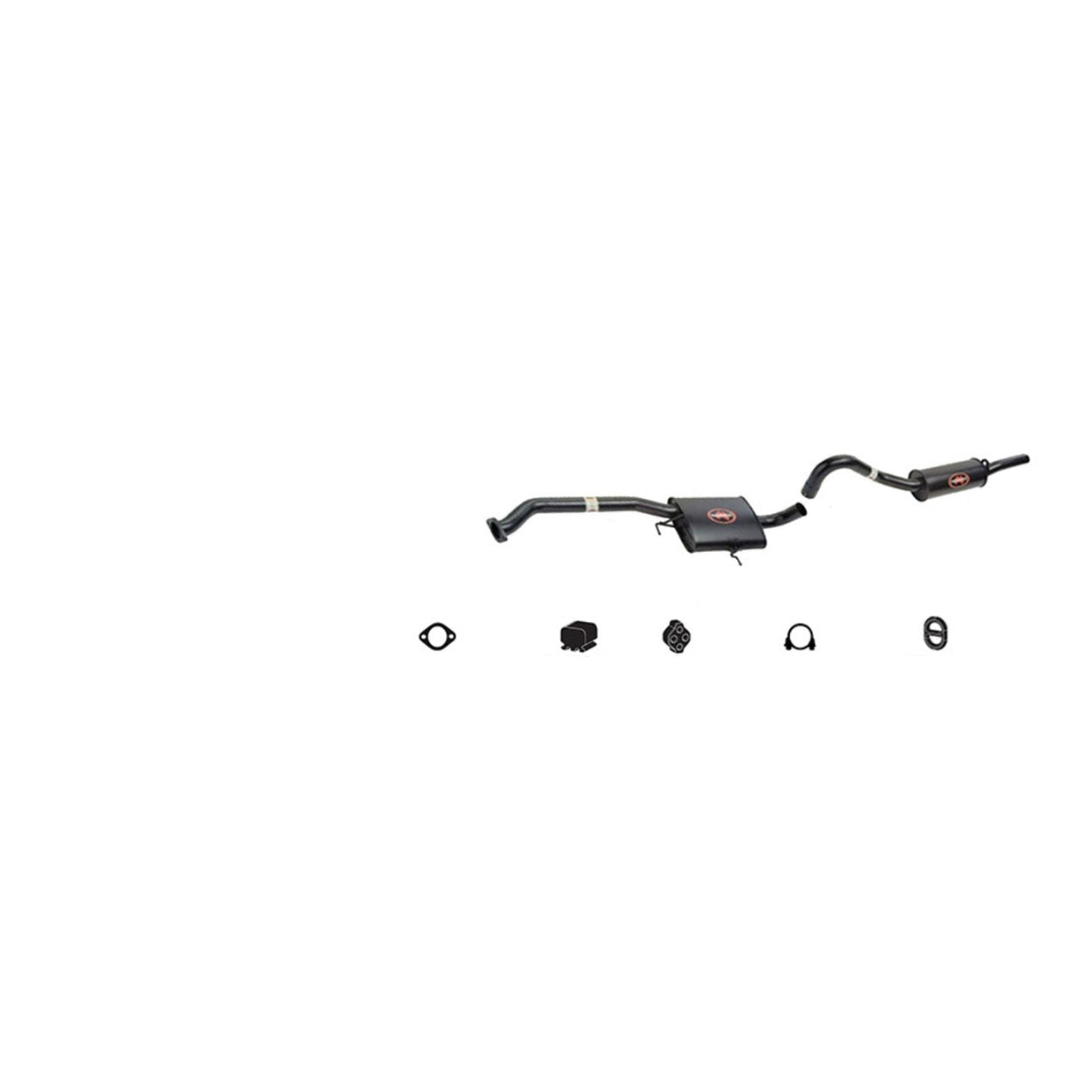 REDBACK - Holden Commodore VN, VP, VR V6 & V8, VS V8 Sedan (1988 - 2000) 2.5" Performance Exhaust System
