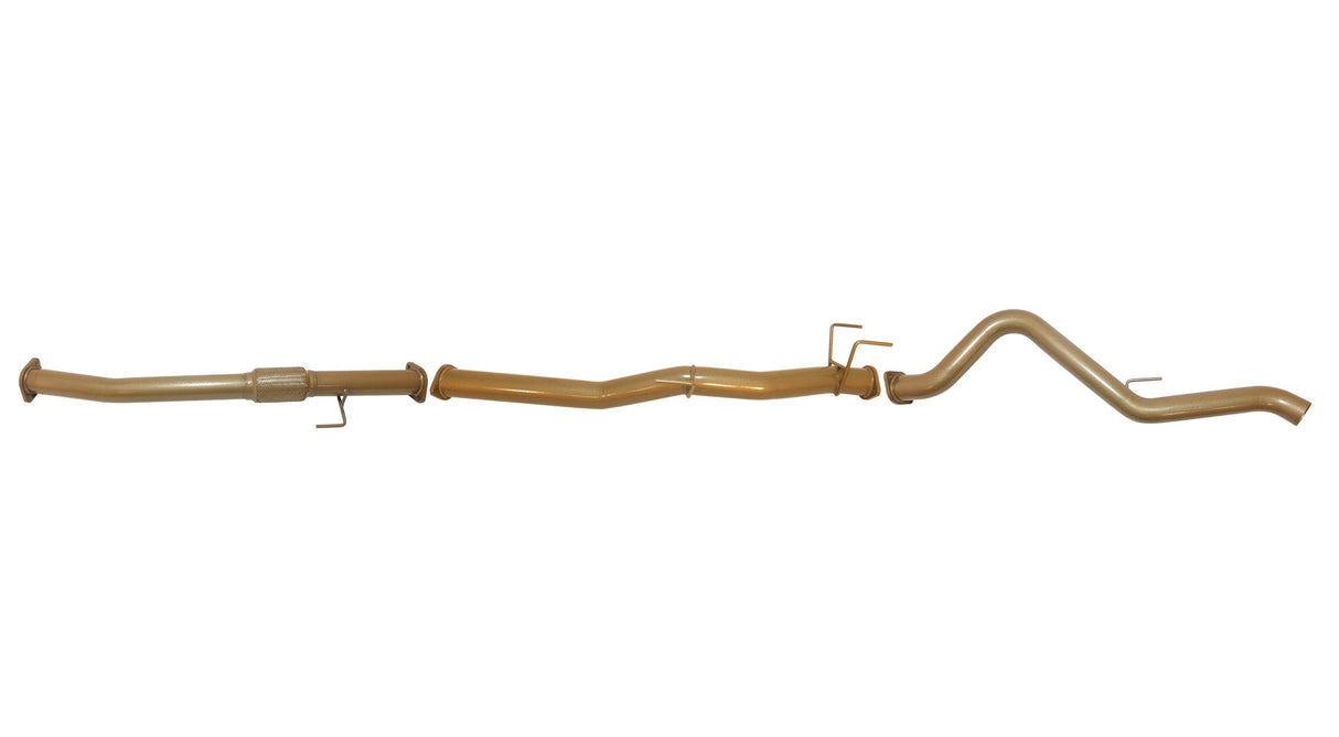 Pacemaker King Brown | Single 3" DPF Back Straight Pipe | Mazda BT-50 3.0L 2020-2025 | KBD8020-XXXX