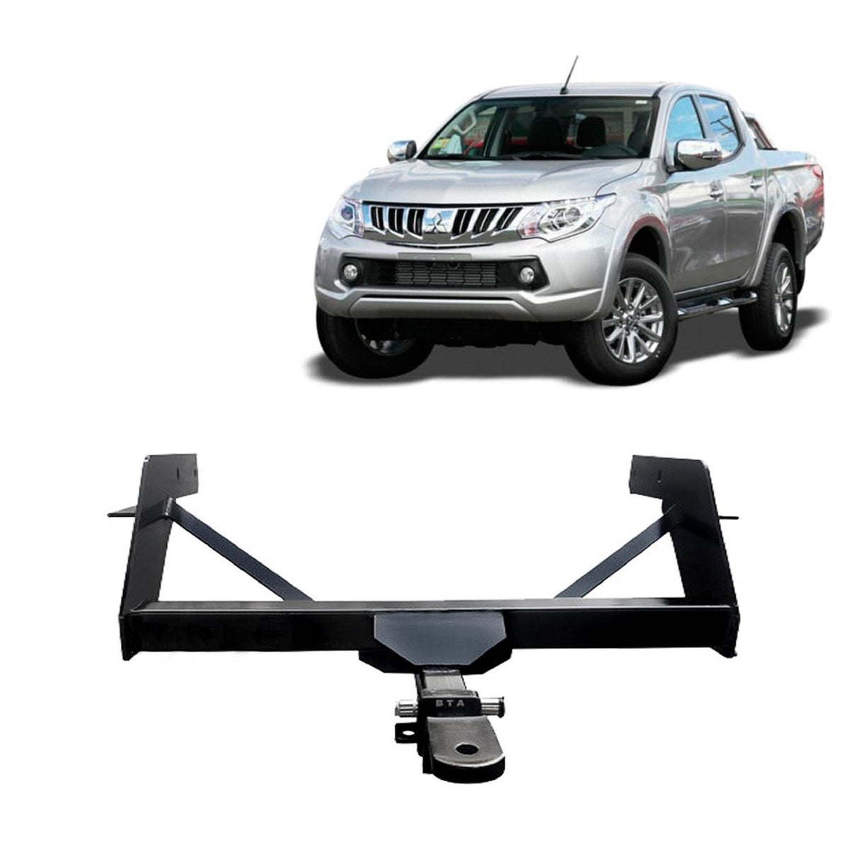BTA | Heavy Duty Towbar | Mitsubishi Triton MN 2009–2015 | Capacity 3000kg | MITS09H