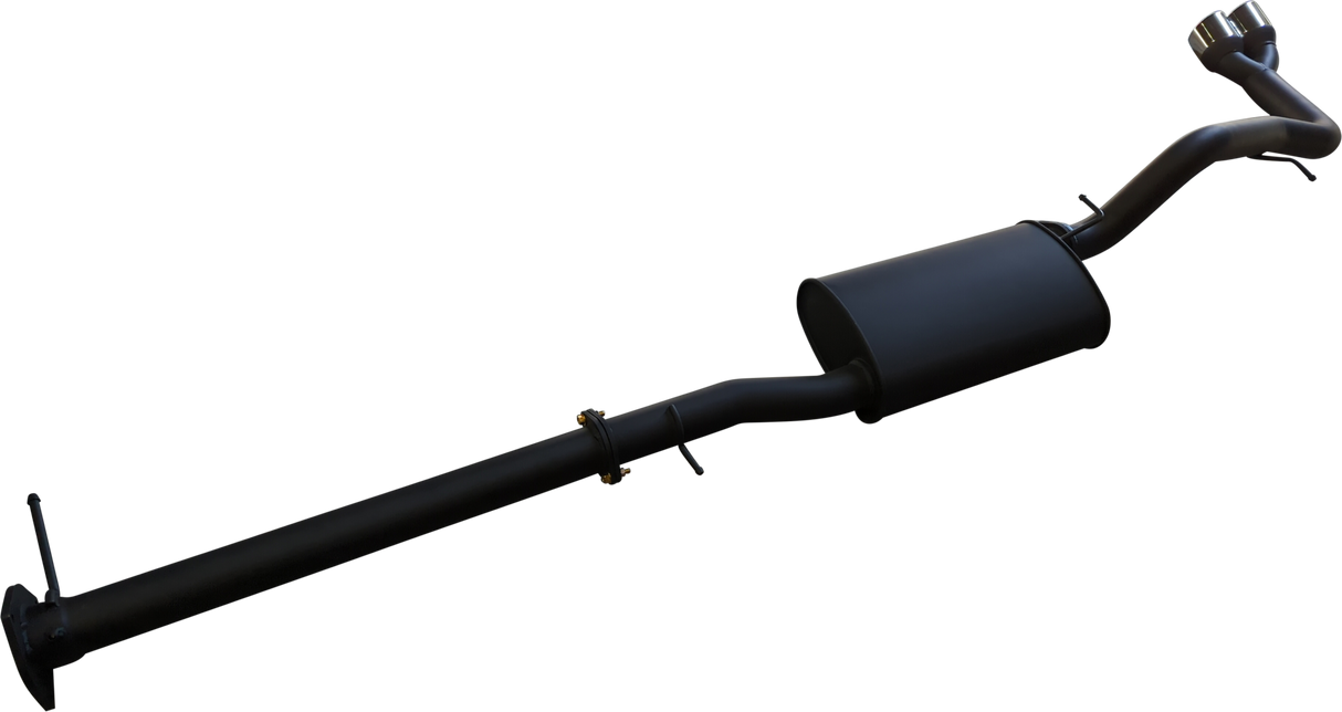 Manta - Ford Ranger Next Gen T6.2 V6 - DPF Back - 3" Single Exhaust with Twin Tip Side Exit - with Centre Muffler