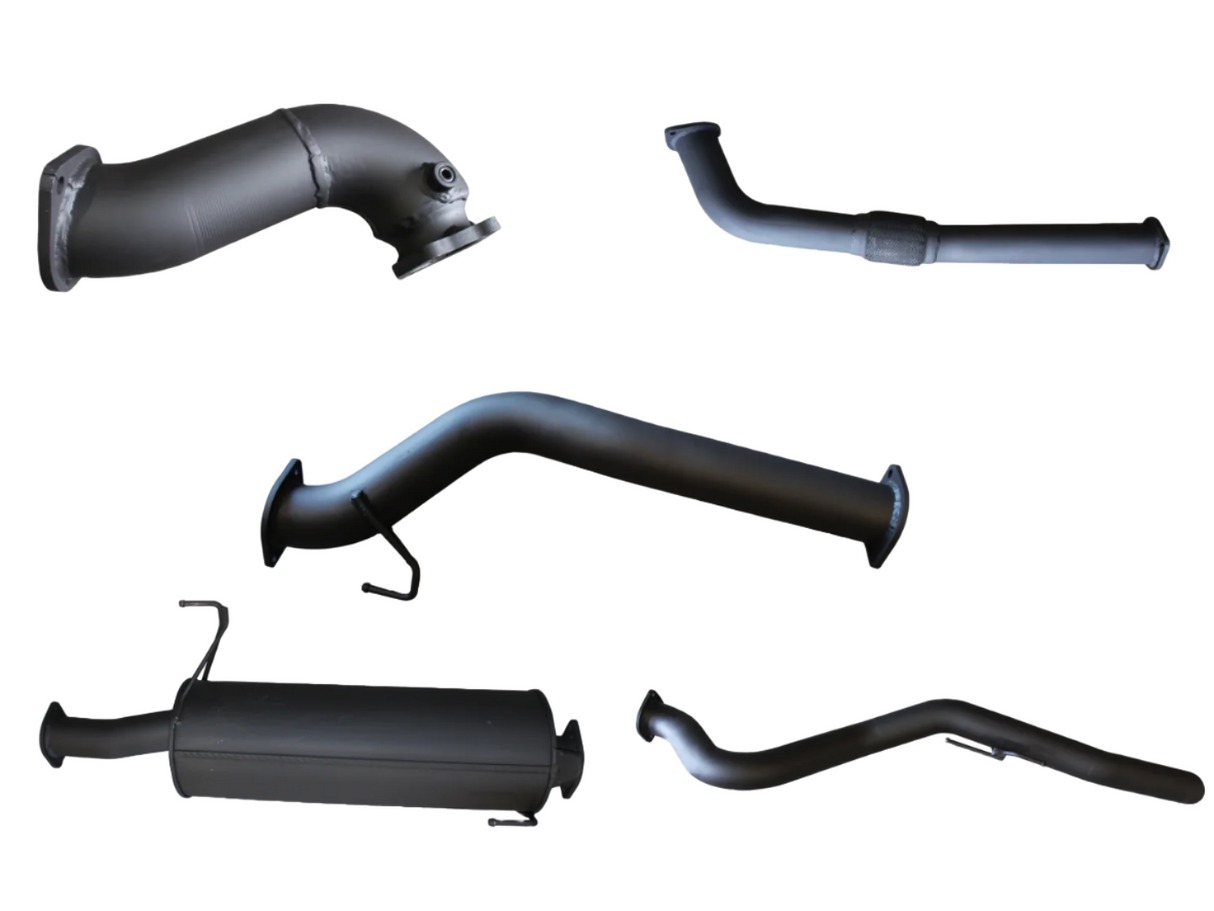 Manta | 3″ Turbo Back No Cat Muffler | Holden Rodeo RA 3.0L SWB CRD 2007–2008