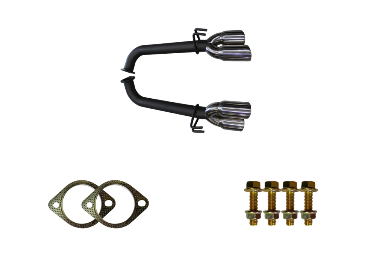 Manta | Twin 2.5″ Axle Back Muffler Delete | Holden Commodore VE, VF Sedan & Wagon V8 6.0L 6.2L HSV & SS 2006–2017