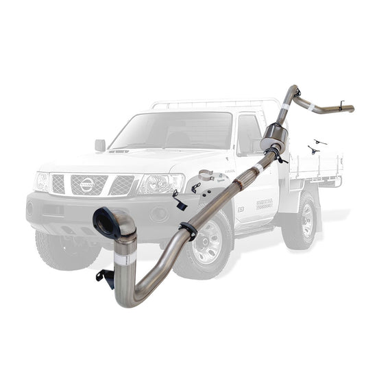 ESA | 3" Turbo Back Exhaust | Nissan Patrol GU Y61 3L ZD30 Ute 2000-16