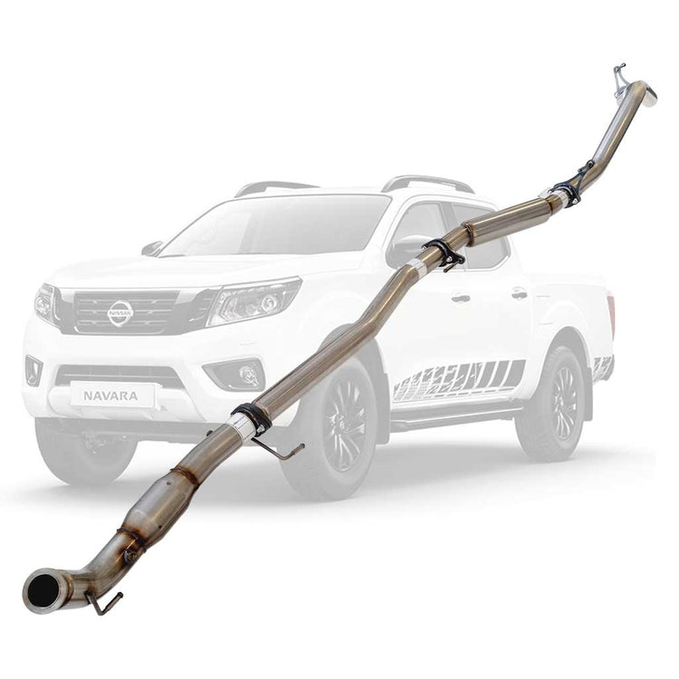 ESA | 3" Turbo Back Exhaust DPF Delete | Nissan Navara | NI221-HO