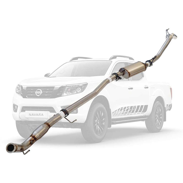 ESA | 3" Turbo Back Exhaust DPF Delete | Nissan Navara | NI221-HO