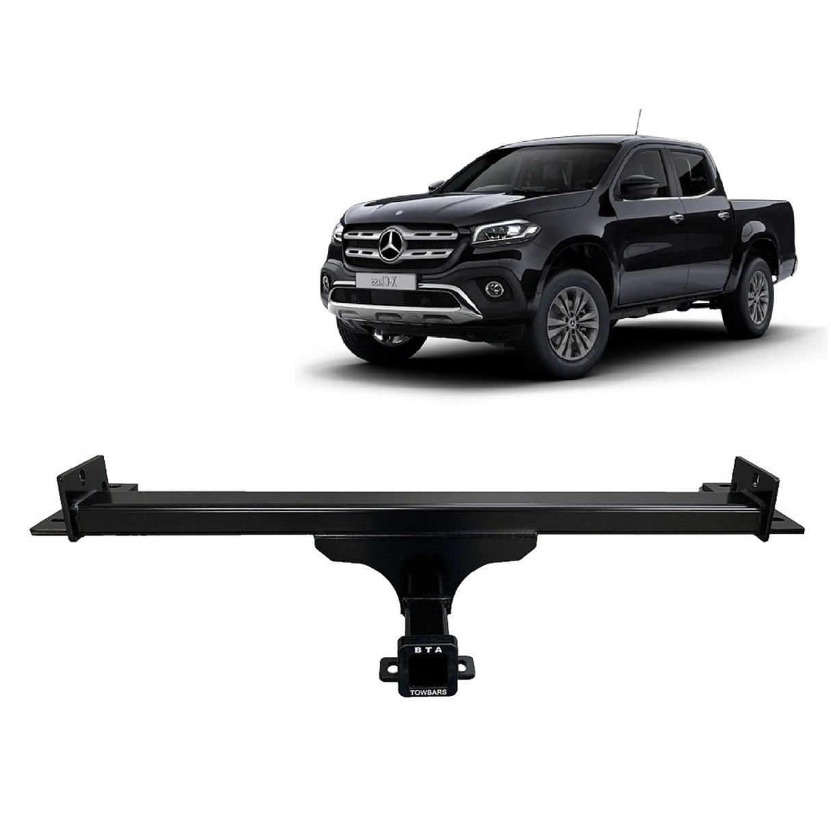 BTA | Pro Series Heavy Duty Towbar | Nissan Navara NP300 & X-Class | Capacity 3500kg | NIS017HPC
