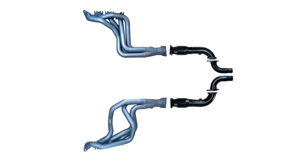 Pacemaker 3" Ceramic Coated Headers & High-Flow Cats for Ford Mustang FN S650 5.0L V8 (2018-2023) - Suits Factory Exhaust - PP4178-59