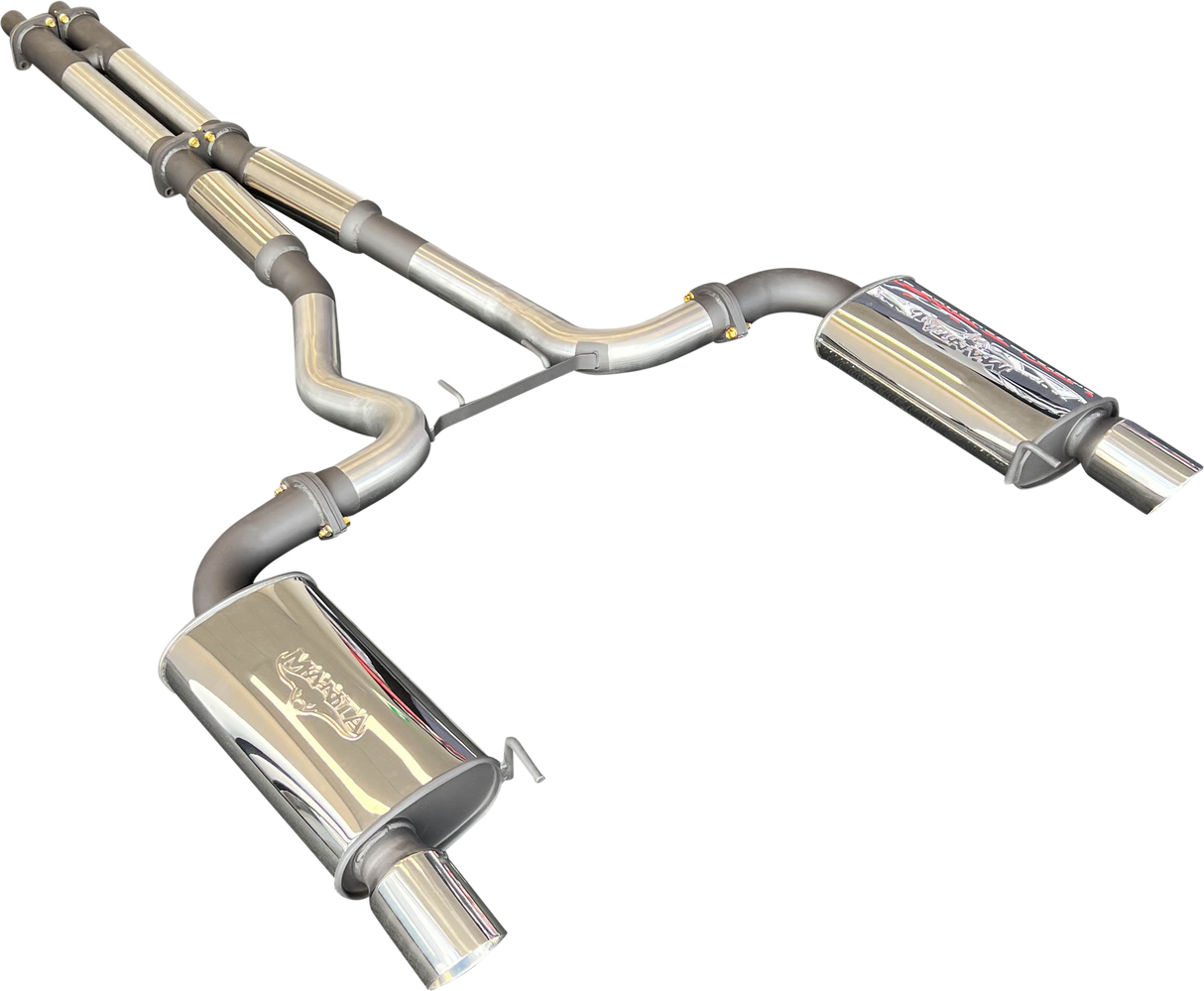 Manta | Twin 3″ Cat Back Exhaust System with Twin Tips | Ford Mustang FM S550 5.0L V8 Fastback Coupe 2015–2017