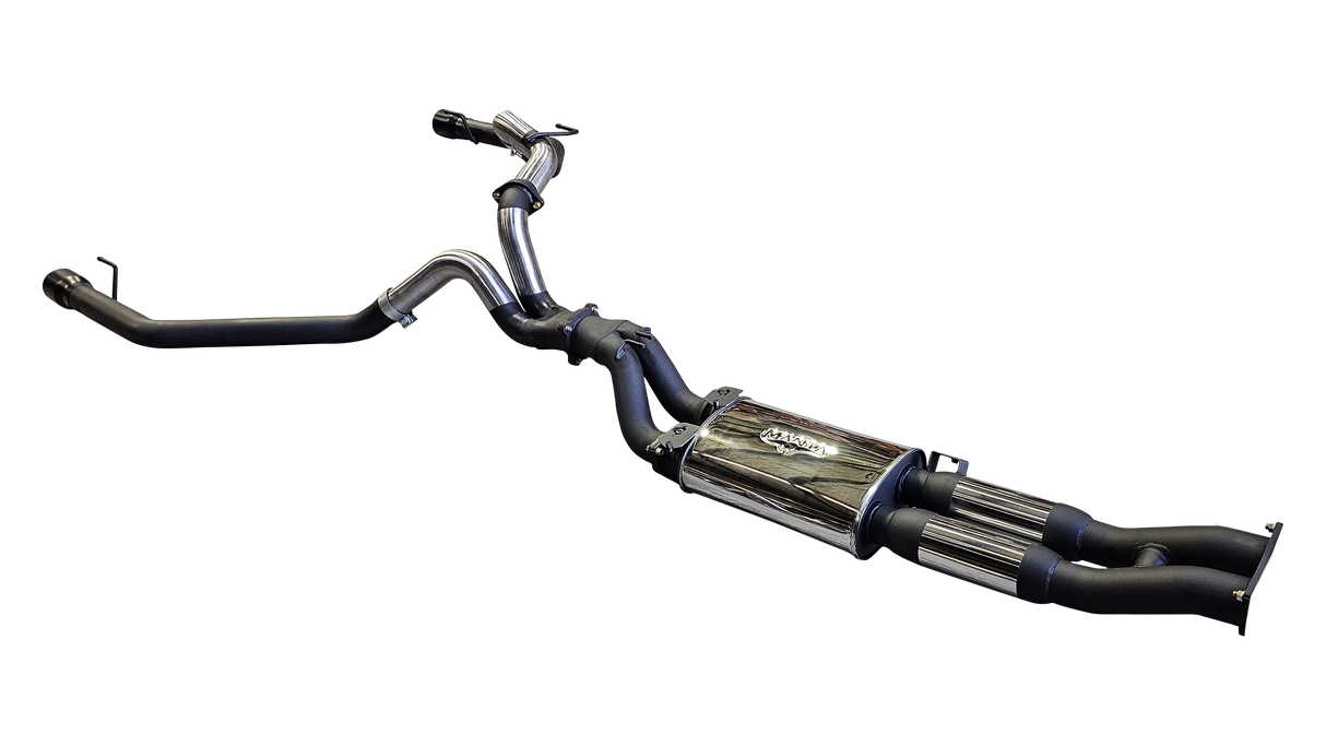 Manta | Twin 3″ Cat Back Exhaust System with Bimodal Integration | Ford Ranger Raptor V6 Next Gen 3.0L Twin Turbo Ute 2022–2025