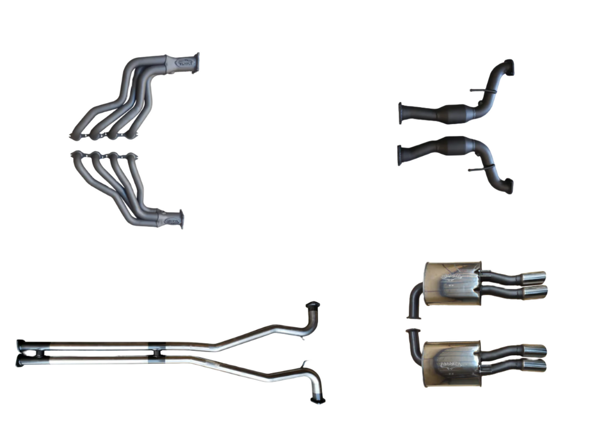 Manta | Twin 2.5″ Full Exhaust System with 1 3/4″ Headers | Holden Commodore VF V8 Ute 2013–2017