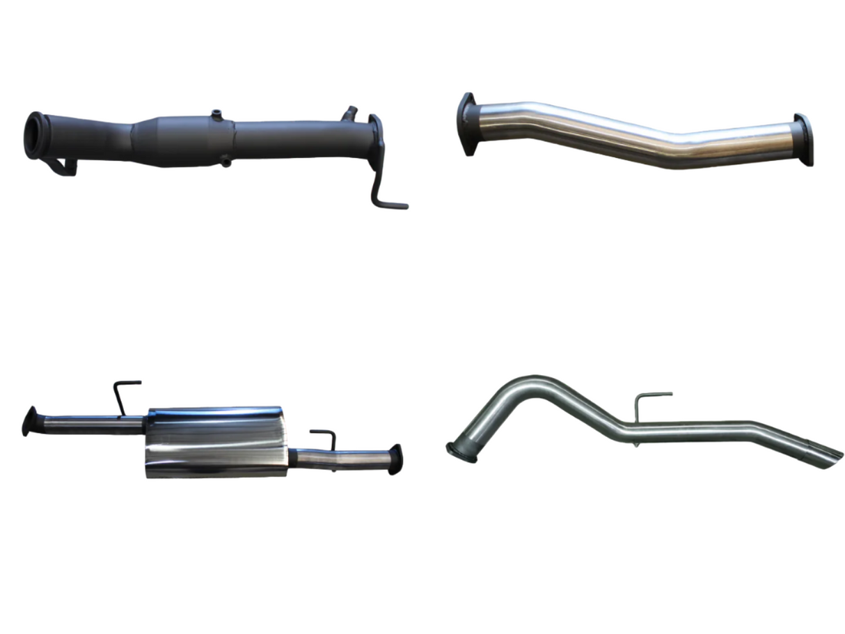 Manta | 3″ Turbo Back Exhaust System With Cat & Muffler | Nissan Navara D23 NP300 2.3L Turbo Diesel Ute 2015–2025
