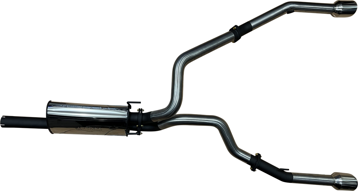 Manta | 3″ Single into Twin Cat Back Exhaust with 5″ Chrome Tips | RAM 1500 DS 5.7L V8 Ute 2009–2024