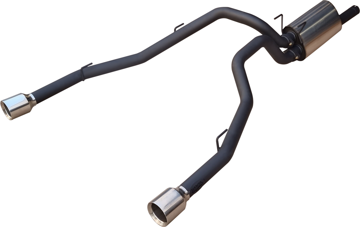 Manta | 3″ Single into Twin Cat Back Exhaust with 5″ Chrome Tips | RAM 1500 DS 5.7L V8 Ute 2009–2024
