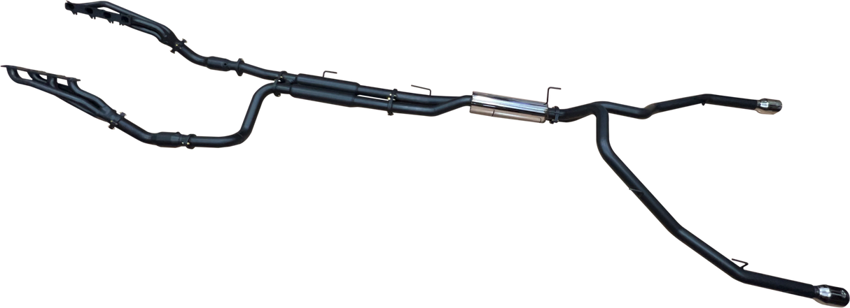 Manta | Twin 3″ Full Exhaust with Extractors, Cats & 5″ Chrome Tips | RAM DS 1500 5.7L V8 Ute 2009–2024