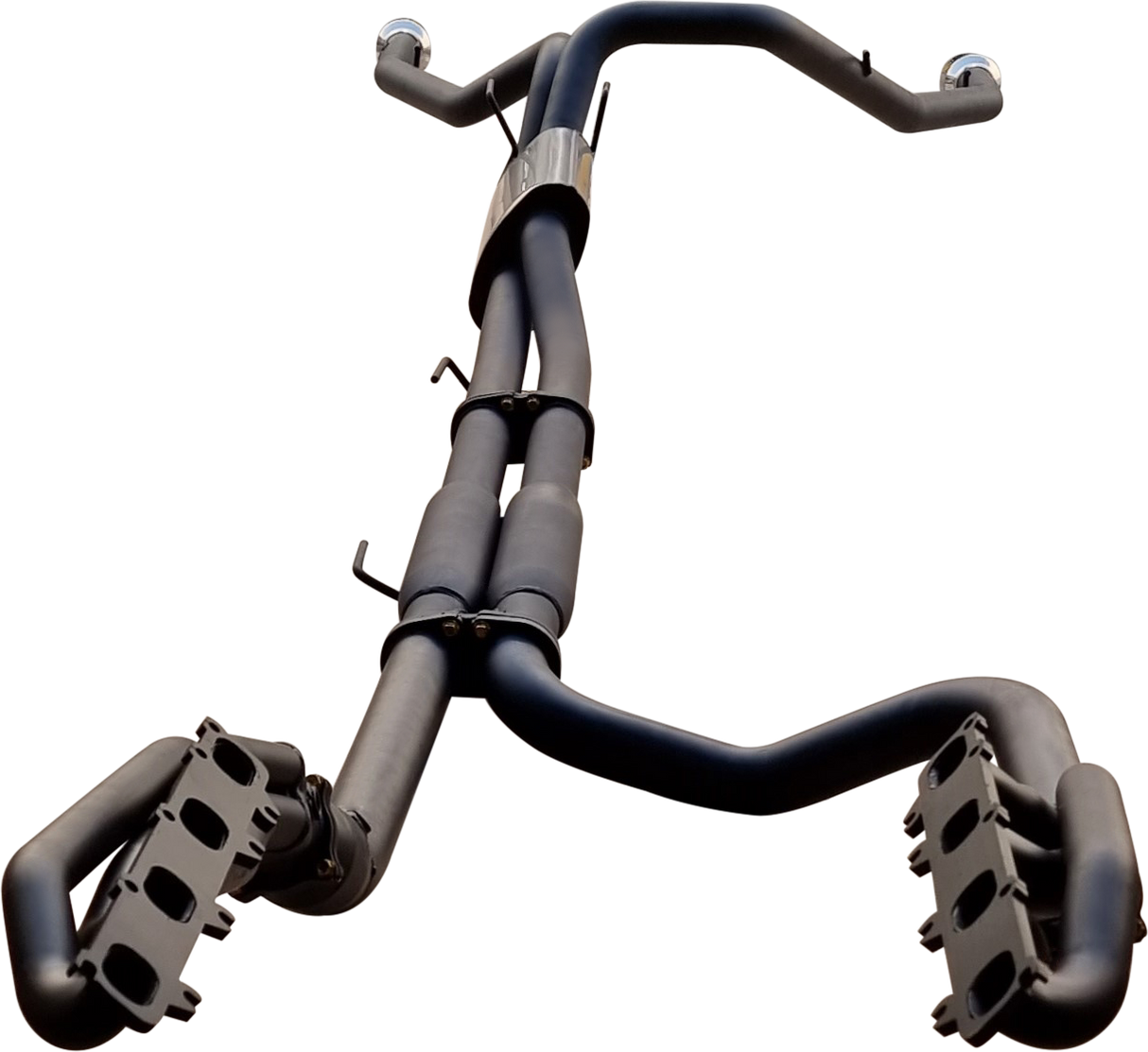 Manta | Twin 3″ Full Exhaust with Extractors, Cats & 5″ Chrome Tips | RAM DS 1500 5.7L V8 Ute 2009–2024