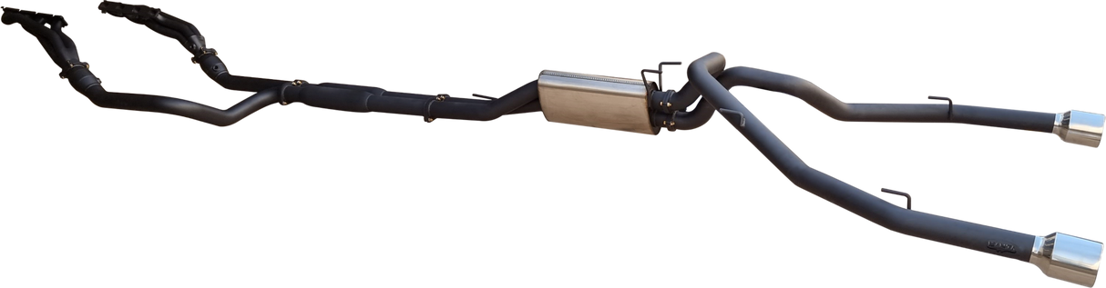 Manta | Twin 3″ Full Exhaust with Extractors, Cats & 5″ Chrome Tips | RAM DS 1500 5.7L V8 Ute 2009–2024