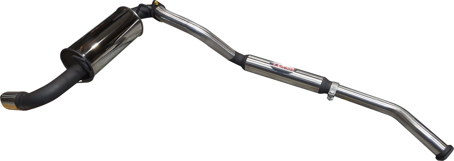 Manta | 2.5″ Cat Back Exhaust System with Centre Hotdog & Rear Muffler | Suzuki Jimny GJ 1.5L SWB 3 Door 2018–2025