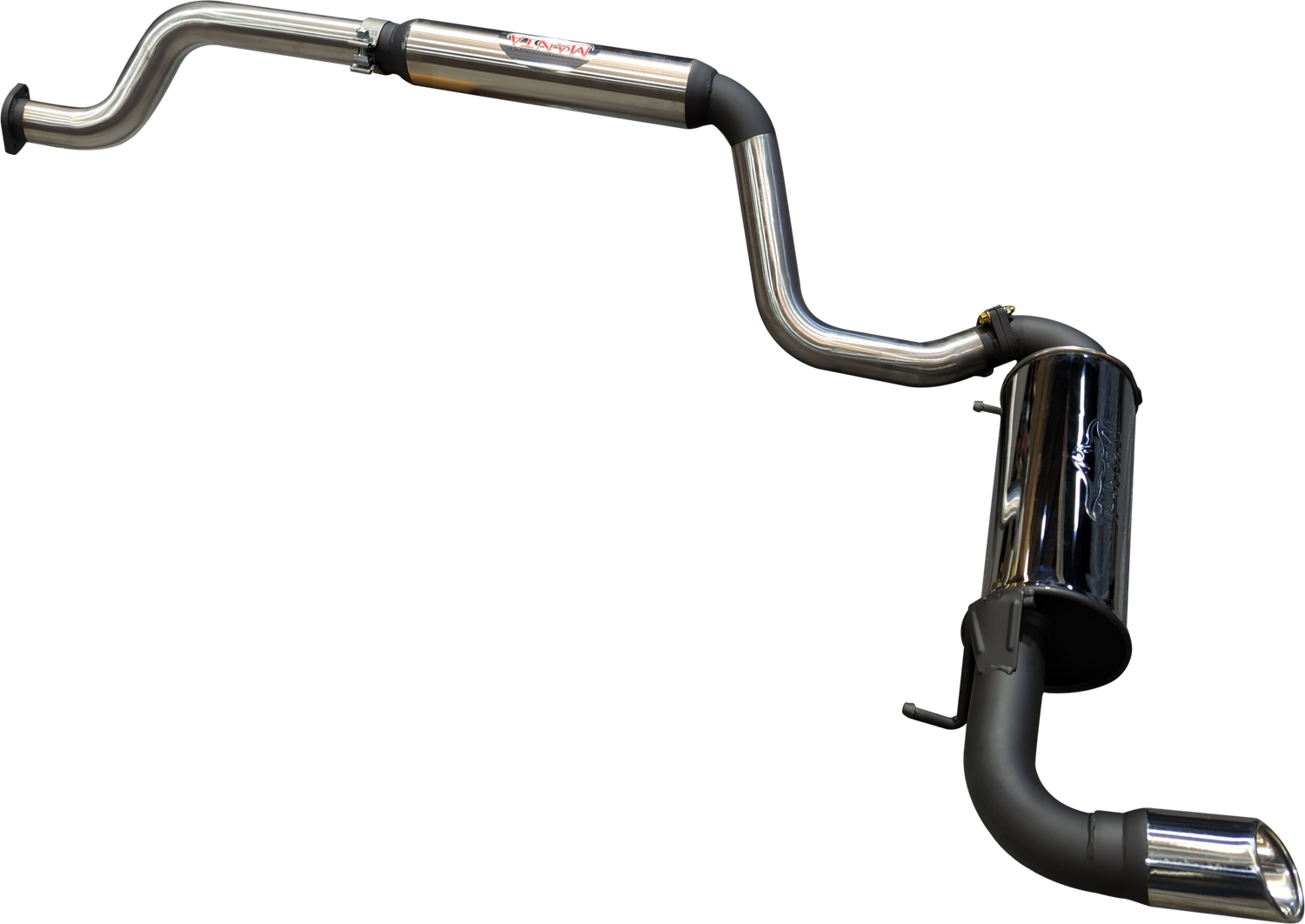Manta | 2.5″ Cat Back Exhaust System with Centre Hotdog & Rear Muffler | Suzuki Jimny GJ 1.5L SWB 3 Door 2018–2025