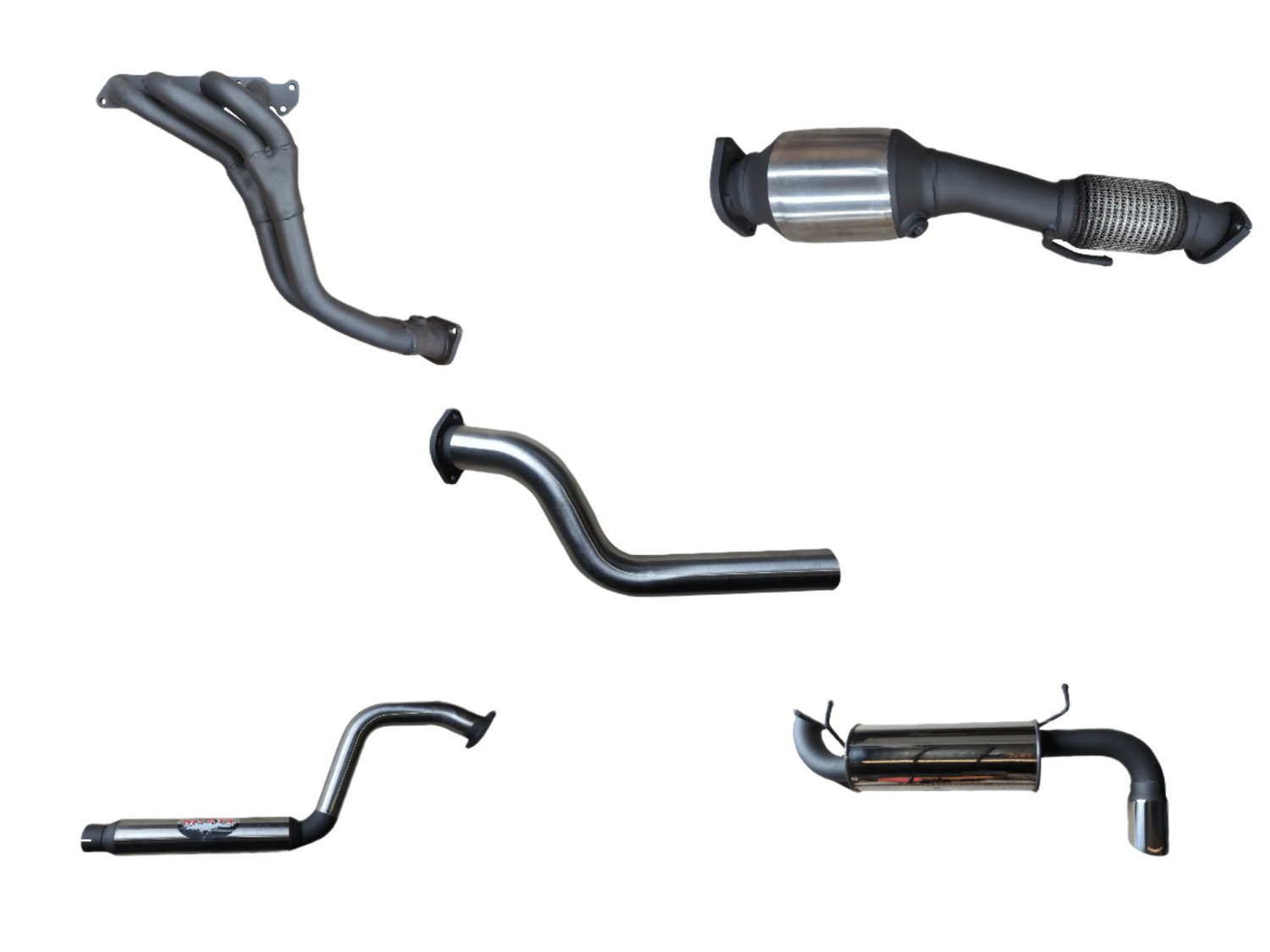 Manta | 2.5″ Full Exhaust System with Centre Hotdog & Rear Muffler | Suzuki Jimny GJ 1.5L SWB 3 Door 2018–2025