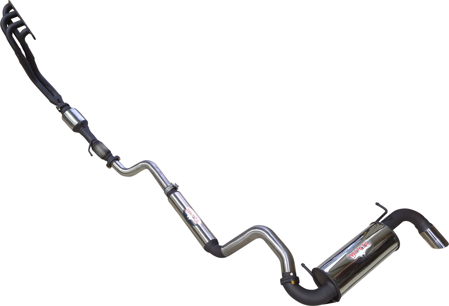 Manta | 2.5″ Full Exhaust System with Centre Hotdog & Rear Muffler | Suzuki Jimny GJ 1.5L SWB 3 Door 2018–2025