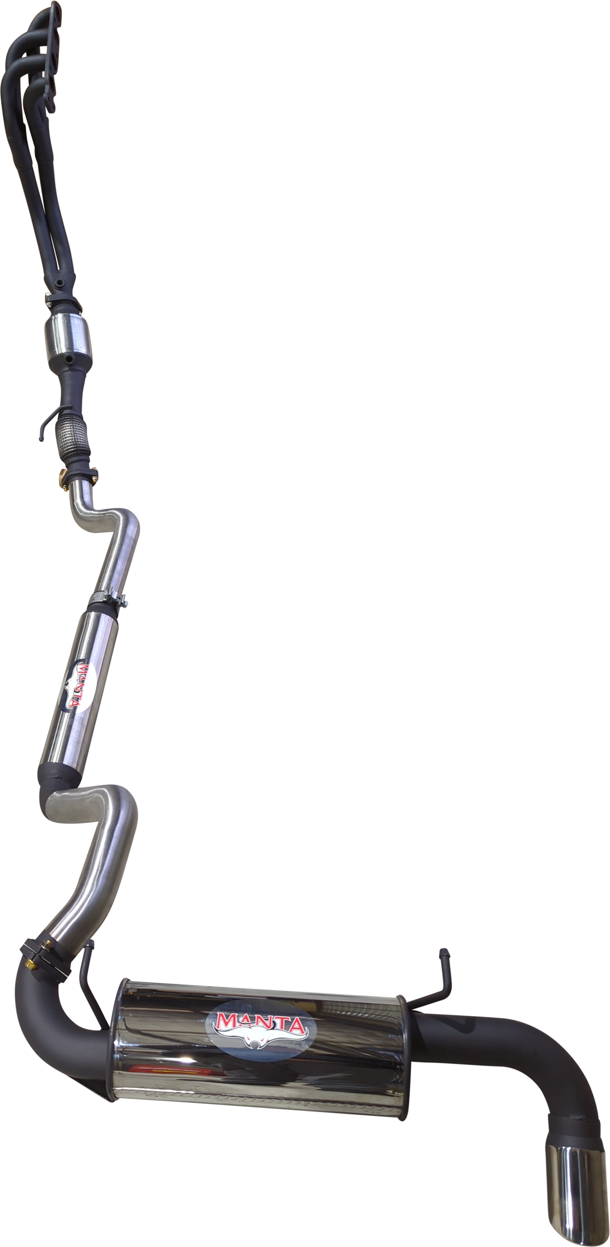 Manta | 2.5″ Full Exhaust System with Centre Hotdog & Rear Muffler | Suzuki Jimny GJ 1.5L SWB 3 Door 2018–2025