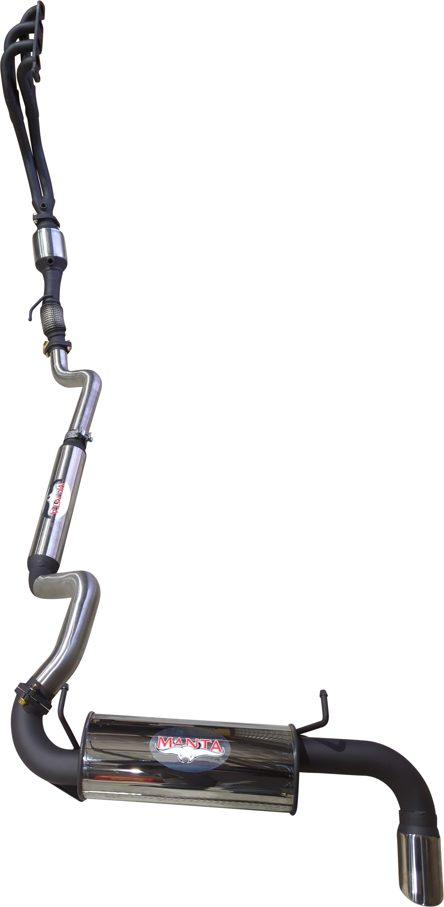 Manta | 2.5″ Full Exhaust System with Centre Hotdog & Rear Muffler | Suzuki Jimny GJ 1.5L SWB 3 Door 2018–2025