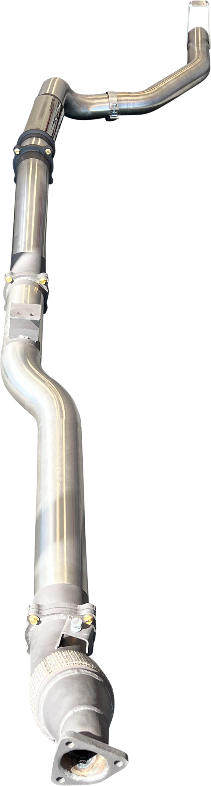 Manta | 4″ Turbo Back Exhaust System without Cats | Toyota Landcruiser VDJ79 Single & Dual Cab Ute 2016–2025 (Superior Eng Coil Conversion)