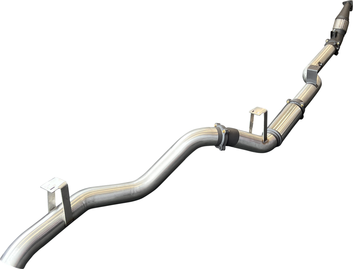 Manta | 4″ Turbo Back without Cat, With Muffler | Toyota Landcruiser VDJ76 V8 Wagon 2007–2016