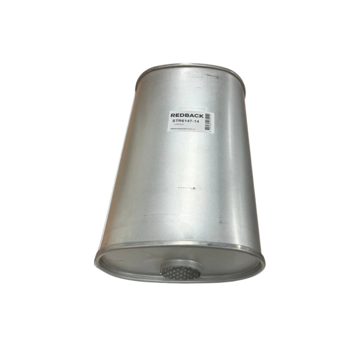 REDBACK | Megaflow Sports Muffler 8"x5" Oval 14" Long 2" ID Centre/Centre | STR6147-14